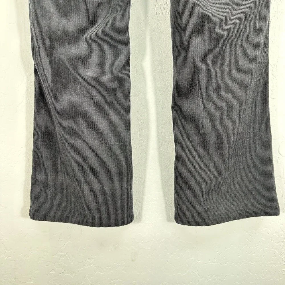 Harper Heritage Women’s Corduroy‎ Pants M Bootcut Leg Gray Pockets